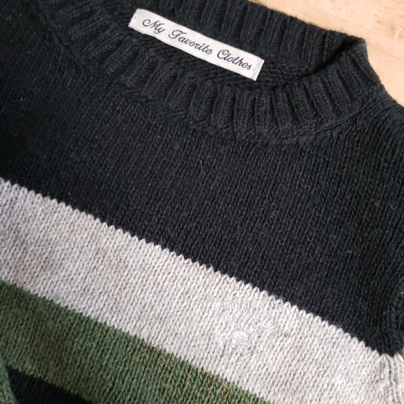🔶️5 for $30🔶️ Kevingston wide Striped Boys Sweater - Picture 2 of 4